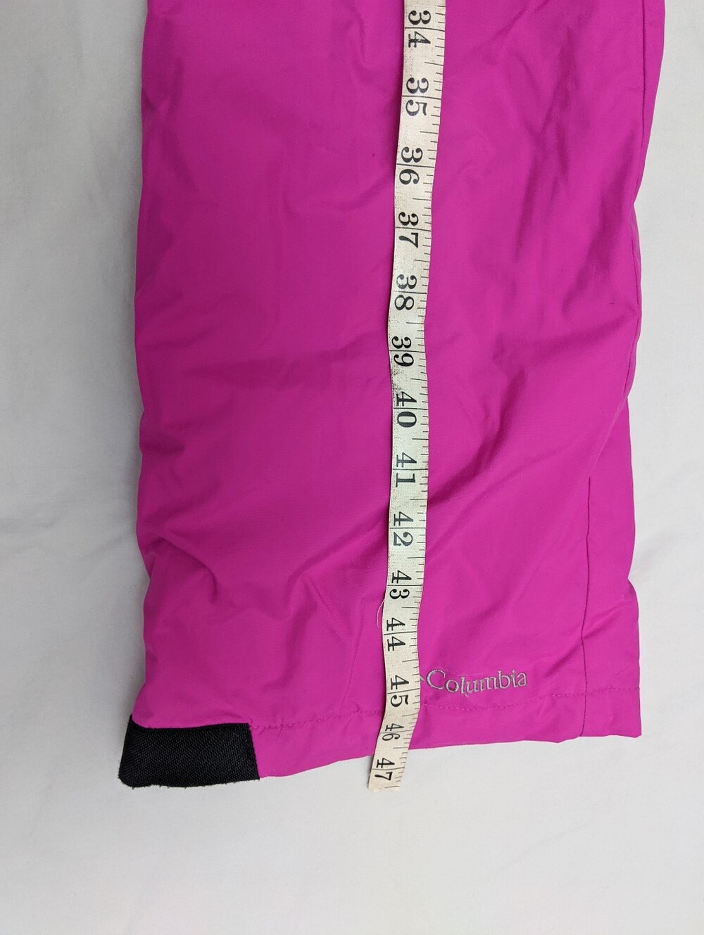 Columbia Girls Insulated Pink Snow Bib Size M 10-12 - Picture 4 of 14